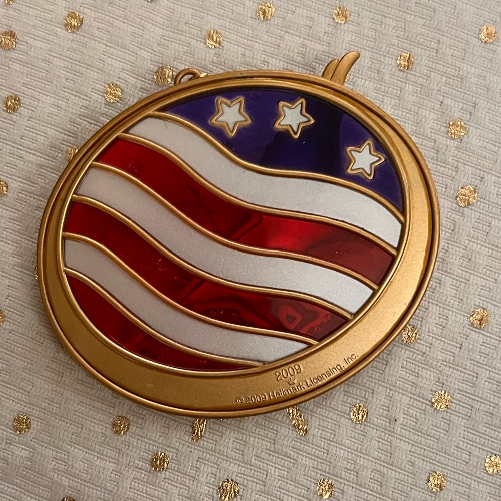 Hallmark Ornament ~ Because Of The Brave (2009) collector item - Picture 4 of 5